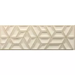 Paloma Geometric Ivory 30x90cm