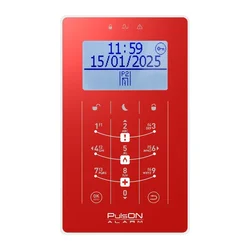 BCS PULSON FRONT LCD/S RED Rdeča sprednja stran za tipkovnico LCD/S