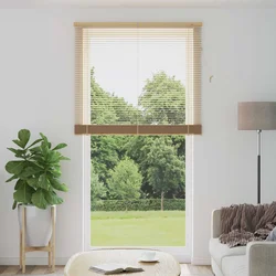 Venecijanska roleta Svijetlo smeđa s uzorkom 213 x 120 cm 25 mm