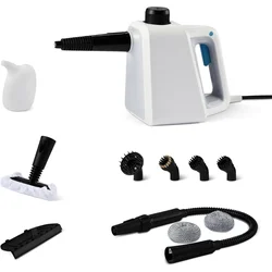 Amazon Amazon Basics ročni parni čistilnik, 1000W, 250ml, bel