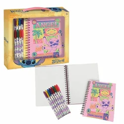 Kreativni set sa dnevnikom i flomasterima stitch angel lst1309 ( 129/73030 )