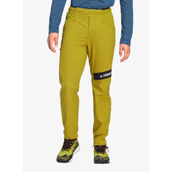 Softshell hlače adidas TERREX Techrock Alpine Climbing Pants - pulse olive