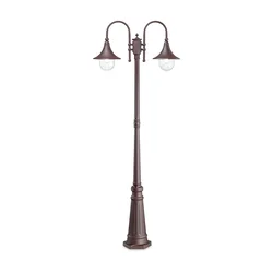 Ideal Lux - Spoljašnja lampa CIMA 2xE27/52W/230V 216 cm IP43 braon