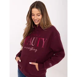 Sweatshirt-D10608BC02802A4NO-burgundy