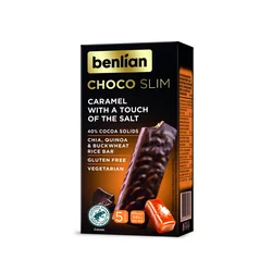 Benlian Foods Čokoladna štanglica sa slanom karamelom Choco Slim, 80g
