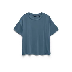 VERO MODA Majica VMFILLI golobje modra