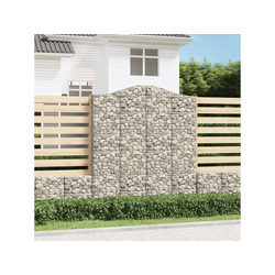 Lučne gabionske košare 8 kom 200x50x220/240cm pocinčano željezo
