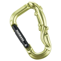 MUNKEES KARABINER 3D LIZARD GREEN