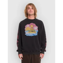 Volcom Fa Ozzy Crew Sweater light acid black