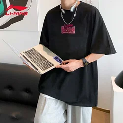 Li-Ning Muška majica, Okrugli izrez, Crna