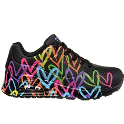 SKECHERS Ženske patike UNO - HIGHLIGHT LOVE crne