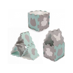 Kinderkraft Podloga za igru Luno Shapes Mint