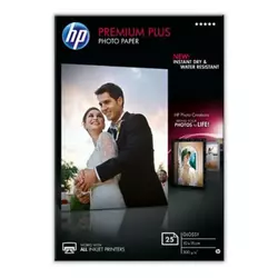 CR677A - HP Premium Plus Glossy Photo Paper, 300 gsm, 25 listova, 10 x 15 cm