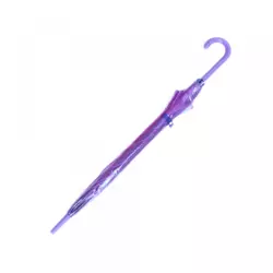 Kišobran PVC providni ljubičasti 90cm