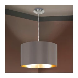 Eglo 55269 - Luster na sajli MASERLO 1xE27/60W/230V braon