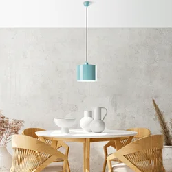Opviq Luster Duz, 25-110cm, O20 cm, Tirkizni