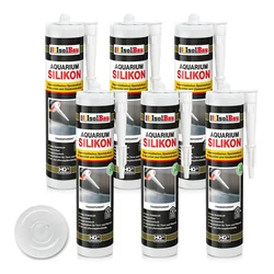 IsolBau prozorni silikon za akvarij 6 x 300 ml