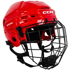 Hokejska čelada CCM Tacks 70 Combo Red Senior S