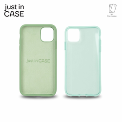 JUST IN CASE 2u1 Extra case MIX paket zeleni za iPhone 11