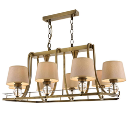Opviq Luster Av-1597-8Es-Ym, 70 x92x55 cm, Braon-bež