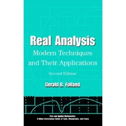 Real Analysis - Modern Techniques and Their tions, Second Edition