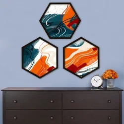 Wallity Uokvirena slika 6GEN5193785, 35x35 cm, 3 dijela