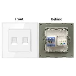 SmartHome Zidna utičnica CAT6 RJ45, Bela