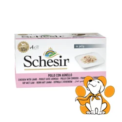 Schesir Multipac Dog Chicken With Lamb 4x85g, Hrana Sa Piletinom i Jagnjetinom