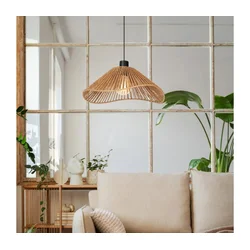 Eglo 44072 - Luster na sajli LAVISTER 1xE27/60W/230V braon