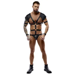 Svenjoyment Body Harness with Restrains 2150484 Black S