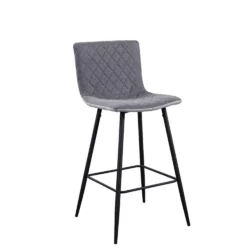 eoshop Barski stol, svetlo siva/siva /Črna, TORANA