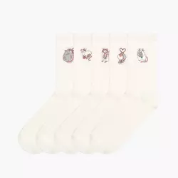 Cropp - Pakovanje od 5 para čarapa - white