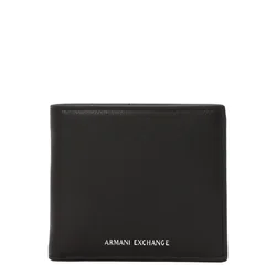 ARMANI EXCHANGE Denarnica  črna / srebrna