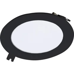 Rabalux Plafonjera Shaun2, 6W, 3000K, Okrugla, Crna