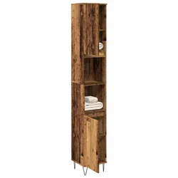 Kopalniška omarica starinski les 30x30x190 cm inženirski les