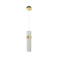LED luster na sajli LAGOS LED/8W/230V zlatne boje