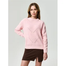 Sinsay - Džemper sa izrezima - pastelno roze