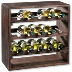 Kesper ksp27830 polica za vino borovo drvo fsc 15 flaša 50x50y28cm