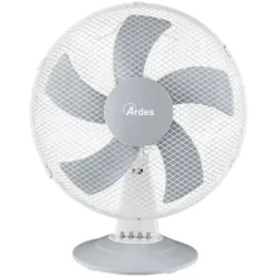 ARDES 5ST40W stoni ventilator belo sivi 50W
