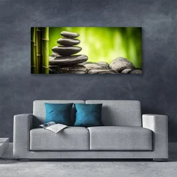 tulup.si Slika na platnu Bamboo stones art 125x50 cm