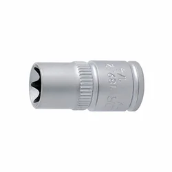 TORX KLJUČ 6,35MM UNIOR E8 NOTRANJI KROMIRAN ART. 189