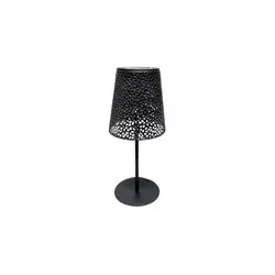 LED solarna stona lampa LUVETRA LED/1xAA 4000K IP44 200 mAh crna