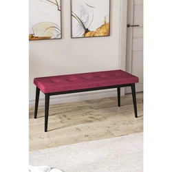 Hanah Home klupa Pera Bench, 105 cm, bordo / crna