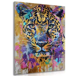 Slika leopard v imitaciji umetniške slike - 20x30