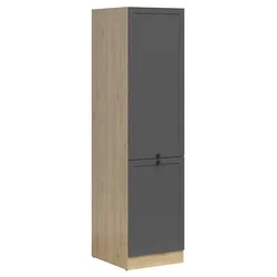 Visoka kuhinjska omara Junona Line leva 50 cm - hrast bernstein/grafit
