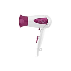 ELIT HT-1600 Fen za kosu, 1600W, Belo-roze