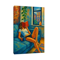 Canvas Slika na platnu Pauza za stranicu, Bez rama, 100x150cm