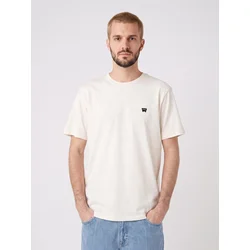 WRANGLER Majica Sign Off Tee Vintage White bela