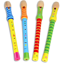 Bontempi lesena piščal lesena barvna 32 cm