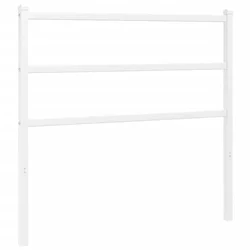 Vidaxl Kovinsko nadomestno vzglavje belo 100 cm